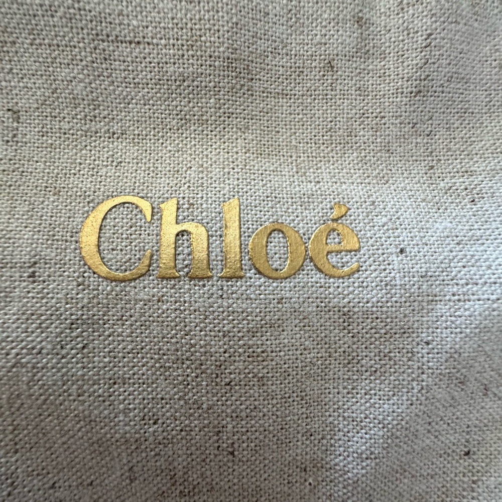 Chloé Beige Fabric Drawstring Dust Bag